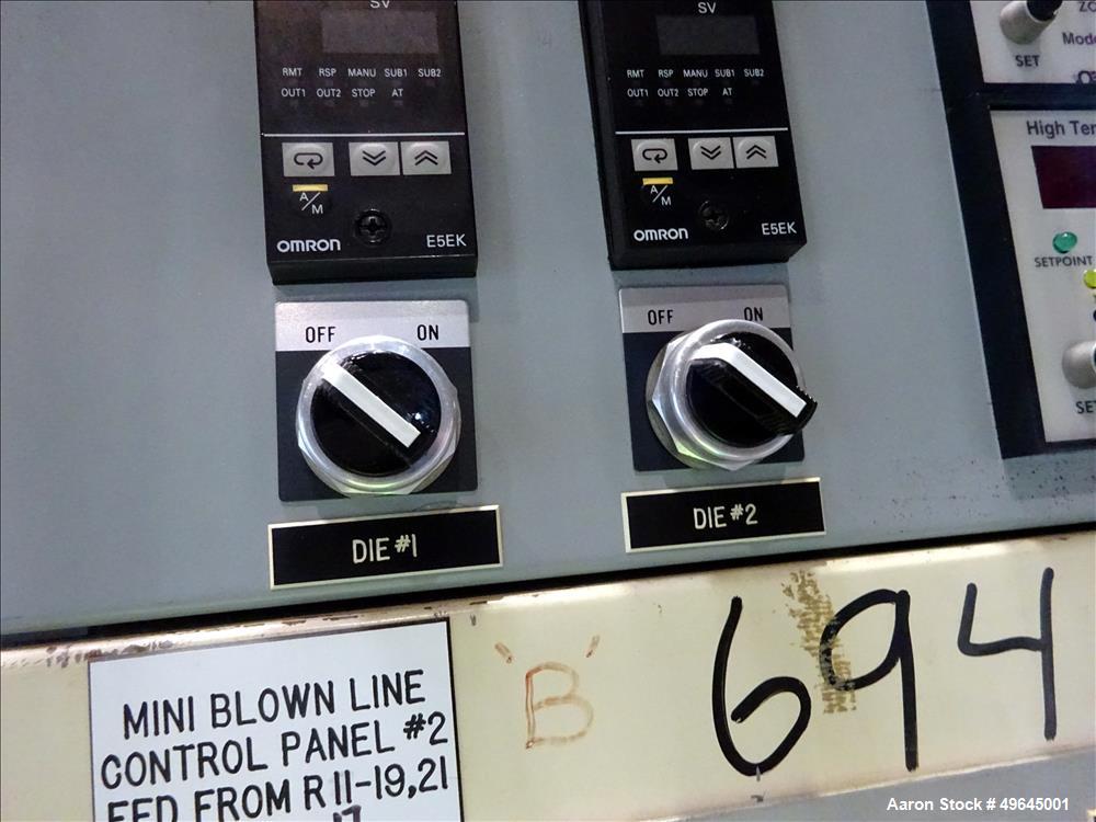 Used 3-Layer Davis Standard Co-Extrusion Blown Film Lab Line.