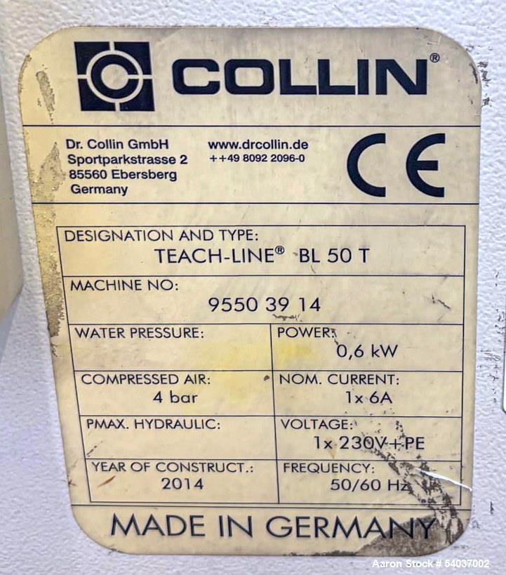Laboratory Blown Film Line by Dr. Collin – 20 mm E20T Extruder with Winder