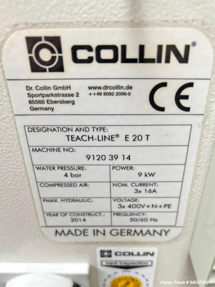 Laboratory Blown Film Line by Dr. Collin – 20 mm E20T Extruder with Winder
