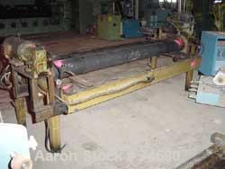 USED: GEC 98" blown film line consisting of: 3.5" GEC extruder, model#233, S/N 233-27331-01, 24:1 L/D, manufactured 1982. Air cooled.100 hp motor Safetronics drive, gearbox ratio 13.98:1. Hydraulic s...