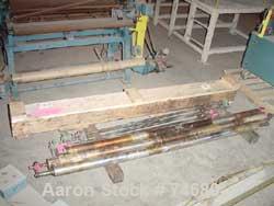 USED: GEC 98" blown film line consisting of: 3.5" GEC extruder, model#233, S/N 233-27331-01, 24:1 L/D, manufactured 1982. Air cooled.100 hp motor Safetronics drive, gearbox ratio 13.98:1. Hydraulic s...