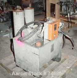 USED: GEC 98" blown film line consisting of: 3.5" GEC extruder, model#233, S/N 233-27331-01, 24:1 L/D, manufactured 1982. Air cooled.100 hp motor Safetronics drive, gearbox ratio 13.98:1. Hydraulic s...