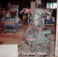 USED: GEC 98" blown film line consisting of: 3.5" GEC extruder, model#233, S/N 233-27331-01, 24:1 L/D, manufactured 1982. Air cooled.100 hp motor Safetronics drive, gearbox ratio 13.98:1. Hydraulic s...