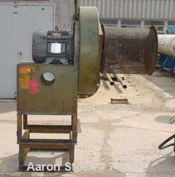 USED: GEC 98" blown film line consisting of: 3.5" GEC extruder, model#233, S/N 233-27331-01, 24:1 L/D, manufactured 1982. Air cooled.100 hp motor Safetronics drive, gearbox ratio 13.98:1. Hydraulic s...