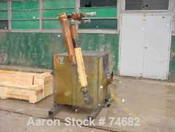 USED: GEC 144" blown film line consisting of: 4.5" GEC extruder, model244-001, S/N 244-1522-01, 24:1 L/D, 150 hp motor, with Safetronicsdrive, 11 zone control cabinet, 4 controllers missing, hydrauli...