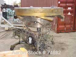 USED: GEC 144" blown film line consisting of: 4.5" GEC extruder, model244-001, S/N 244-1522-01, 24:1 L/D, 150 hp motor, with Safetronicsdrive, 11 zone control cabinet, 4 controllers missing, hydrauli...