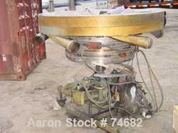 USED: GEC 144" blown film line consisting of: 4.5" GEC extruder, model244-001, S/N 244-1522-01, 24:1 L/D, 150 hp motor, with Safetronicsdrive, 11 zone control cabinet, 4 controllers missing, hydrauli...