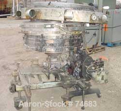 USED: GEC 144" blown film line consisting of: 4.5" GEX extruder, model244-001, S/N 244-1522-01, 24:1 L/D, 150 hp motor, with drive, 11 zonecontrol cabinet, Ogden controllers, 4.5" hydraulic screen ch...