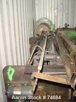 USED: GEC 81" blown film line consisting of : 4.5" GEC extruder, 24:1L/D, model 244-001, S/N 244-11281-01; 150 hp motor; 12 zone controlcabinet; Barber Coleman controllers; Safetronics drive. With pr...