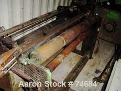 USED: GEC 81" blown film line consisting of : 4.5" GEC extruder, 24:1L/D, model 244-001, S/N 244-11281-01; 150 hp motor; 12 zone controlcabinet; Barber Coleman controllers; Safetronics drive. With pr...