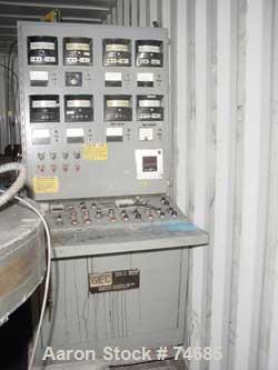USED:  26" GEC die, estimated gap .065 with dual lip air ring, 15 hp blower.