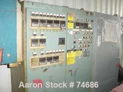 USED: GEC 144" blown film line consisting of: 6" GEC extruder, 26:1L/D, no motor, model 276-001, serial #276-29847, air cooled, 13 zonecontrol cabinet, Barber Coleman controllers, 40" GEC die, mounte...