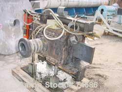 USED: GEC 144" blown film line consisting of: 6" GEC extruder, 26:1L/D, no motor, model 276-001, serial #276-29847, air cooled, 13 zonecontrol cabinet, Barber Coleman controllers, 40" GEC die, mounte...