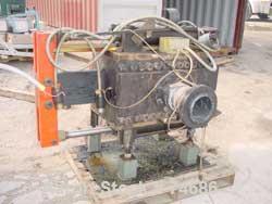 USED: GEC 144" blown film line consisting of: 6" GEC extruder, 26:1L/D, no motor, model 276-001, serial #276-29847, air cooled, 13 zonecontrol cabinet, Barber Coleman controllers, 40" GEC die, mounte...