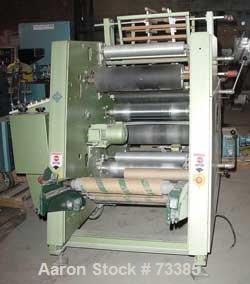 USED: Keifel Extrusion lab blown film line consisting of: Compex extruder 40.3 with 15 kw AC variable speed drive, electric heat, water cooled barrel, large area screen changer, automatic granule fee...