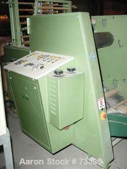USED: Keifel Extrusion lab blown film line consisting of: Compex extruder 40.3 with 15 kw AC variable speed drive, electric heat, water cooled barrel, large area screen changer, automatic granule fee...