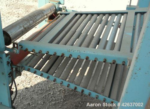 Used Killion 15’’ Wide Blown Film Tower consisting of: (1) Single turret winder, driven by a 1/4 HP, 90 Volt, 1725 RPM motor with a speed controller, (1) set of 15’’ long slats, (1) nip station with ...