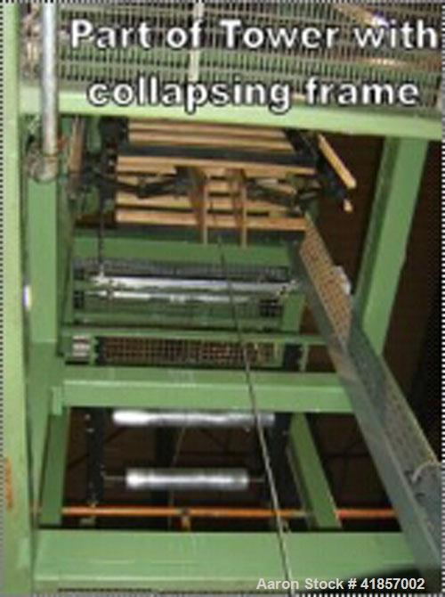 Used Kuhne Blown Film Plant. Extruder KD 1.3" (35 mm) diameter x 20 D, main motor drive power 14.4 hp (19.2 kW), capacity 66 lbs/hr, film thickness 0.0006" - 0.0031" (15 to 80 um), corona treatment, ...