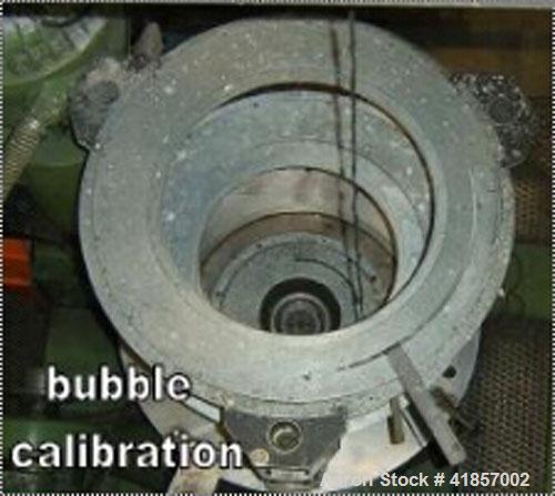 Used Kuhne Blown Film Plant. Extruder KD 1.3" (35 mm) diameter x 20 D, main motor drive power 14.4 hp (19.2 kW), capacity 66 lbs/hr, film thickness 0.0006" - 0.0031" (15 to 80 um), corona treatment, ...