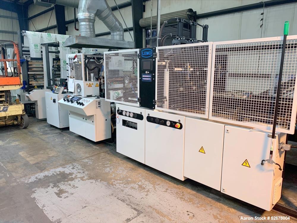 Used Lemo INTERmat HT 1100.3 Servo 3-Lane Bag Making Machine