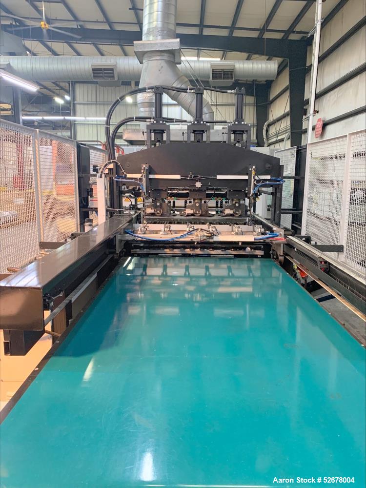Used Lemo INTERmat HT 1100.3 Servo 3-Lane Bag Making Machine
