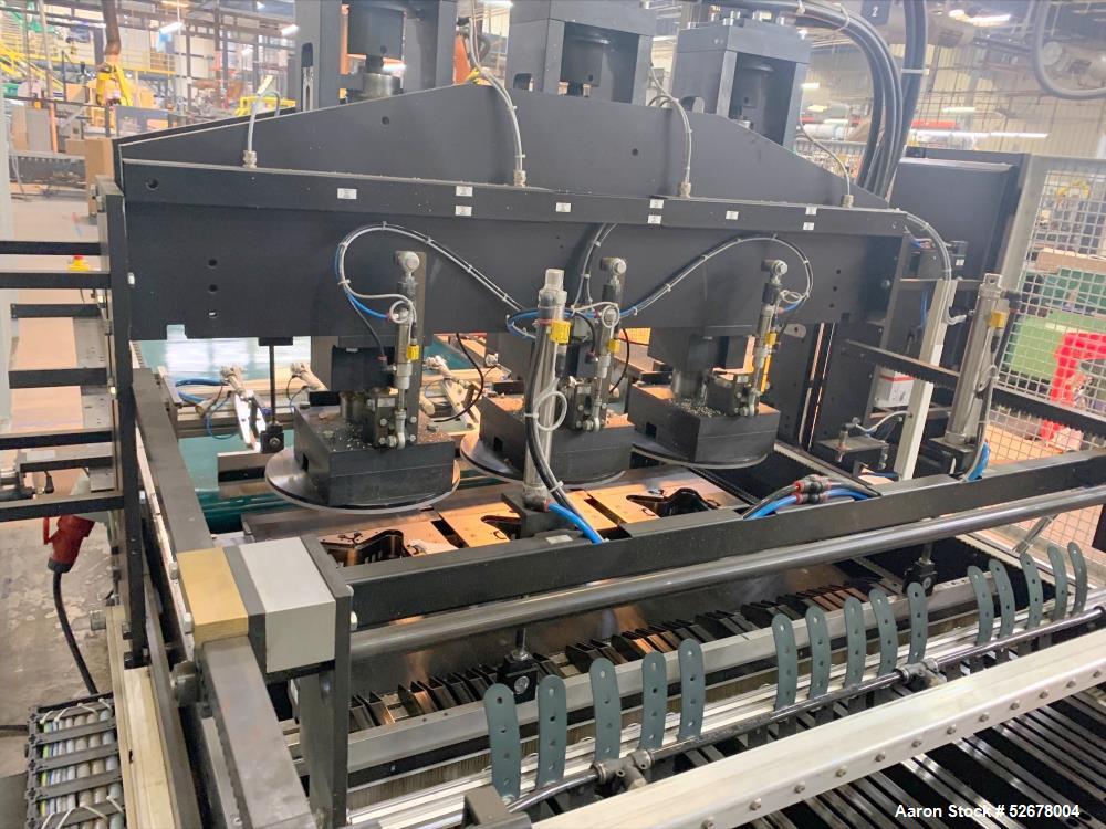 Used Lemo INTERmat HT 1100.3 Servo 3-Lane Bag Making Machine