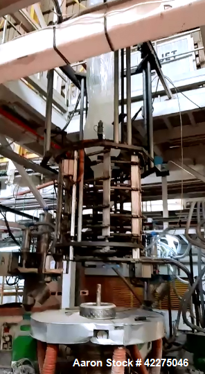Used Macchi Plastex 3 Layer Blown Film Extrusion Line