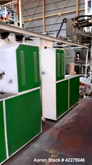 Used Macchi Plastex 3 Layer Blown Film Extrusion Line