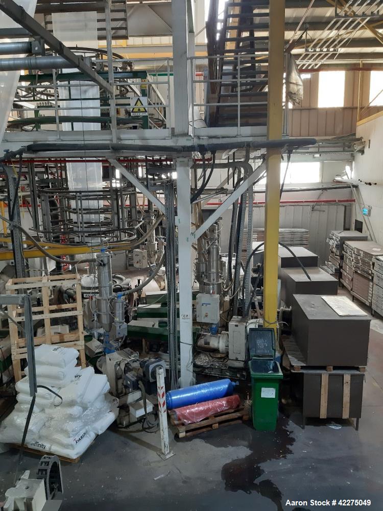 Used Macchi Plastex 7 Layer Blown Film Extrusion Line