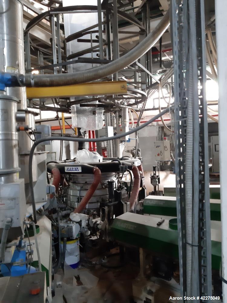 Used Macchi Plastex 7 Layer Blown Film Extrusion Line