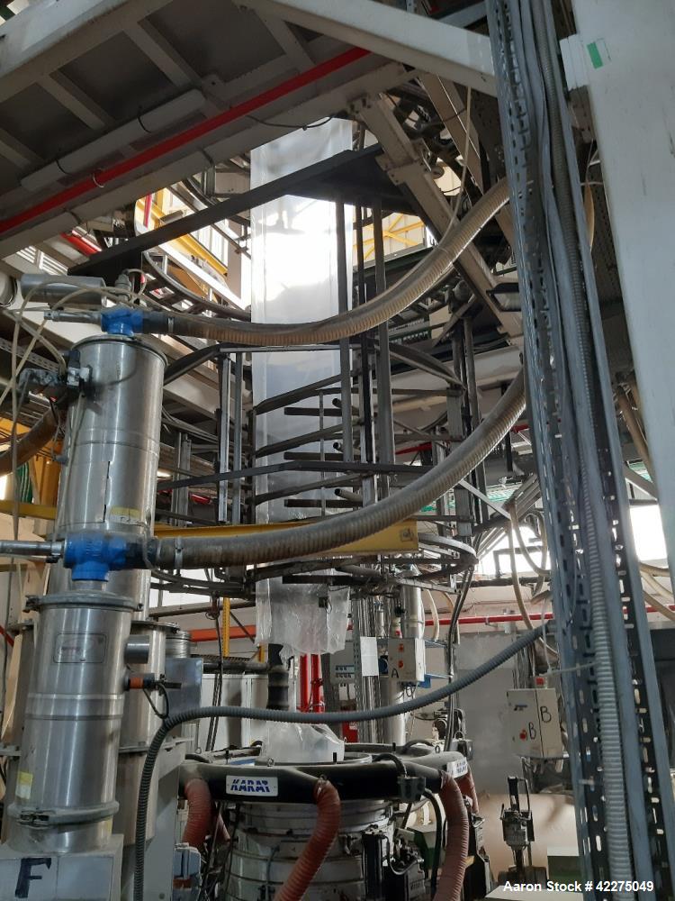 Used Macchi Plastex 7 Layer Blown Film Extrusion Line