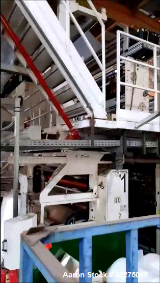 Used Macchi Plastex 7 Layer Blown Film Extrusion Line