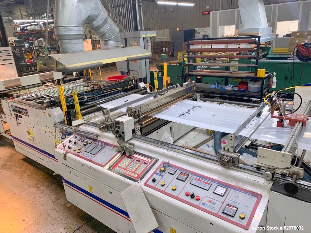Used Mamata VEGA-1200 A Dual (Split) Draw Roll Universal Bag Making Machine