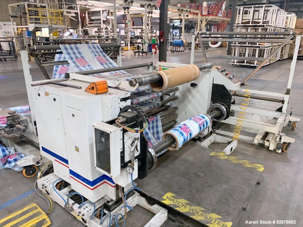 Used Mamata VEGA-1200 A Dual (Split) Draw Roll Universal Bag Making Machine