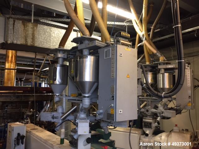 Used Reifenhäuser Gloucester 3 Layer Co-Extrusion Blown Film Line.