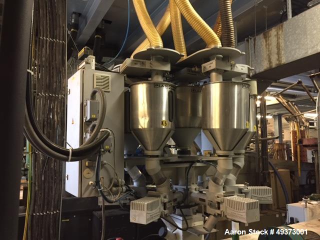 Used Reifenhäuser Gloucester 3 Layer Co-Extrusion Blown Film Line.