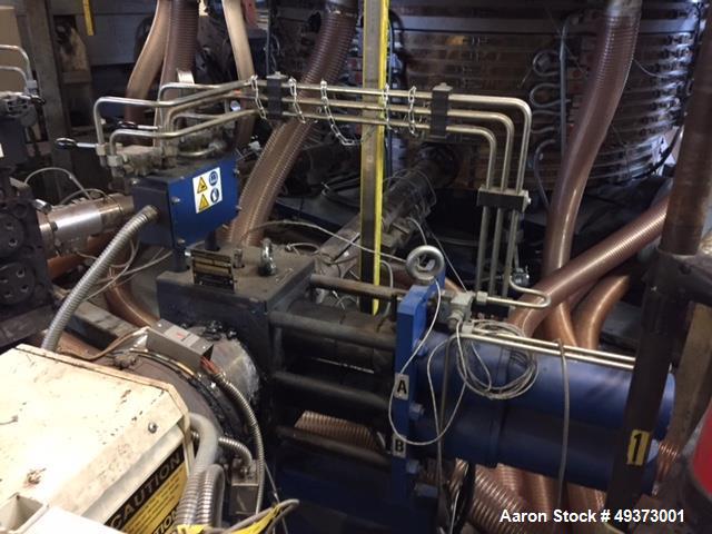 Used Reifenhäuser Gloucester 3 Layer Co-Extrusion Blown Film Line.