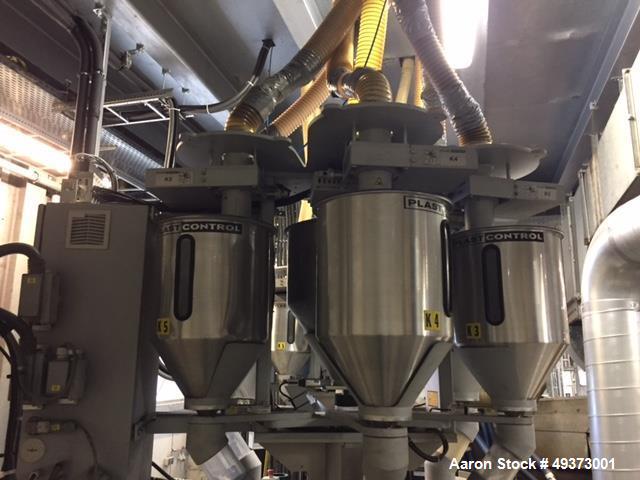 Used Reifenhäuser Gloucester 3 Layer Co-Extrusion Blown Film Line.