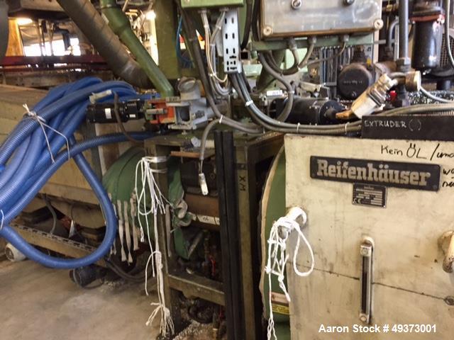 Used Reifenhäuser Gloucester 3 Layer Co-Extrusion Blown Film Line.