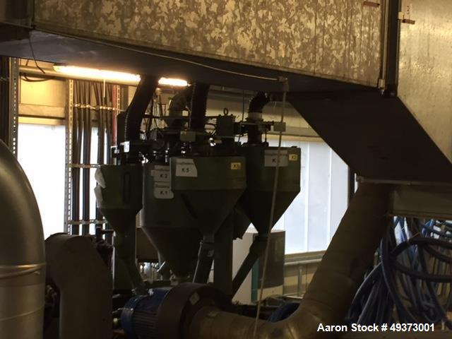 Used Reifenhäuser Gloucester 3 Layer Co-Extrusion Blown Film Line.