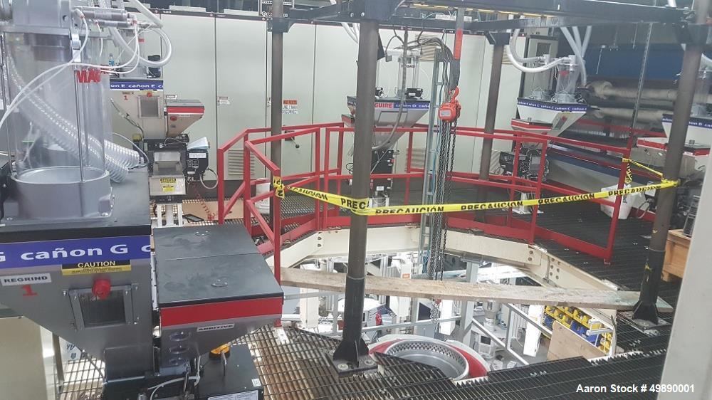 Used Windmoller & Holscher 80" 7 Layer Line, Model 2200MM.