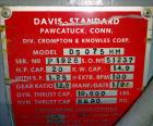 Used 3-Layer Davis Standard Co-Extrusion Blown Film Lab Line.