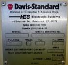Used- 3-Layer Davis Standard Co-Extrusion Blown Film Lab Line.