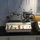 Used Dr. Colling lab size blown film line consisting of: (1) Dr. Collin lab size twin screw extruder, type Teach line E20T, 20:1 L/D. 0-160 RPM Screw speed. Electrically heated, air cooled. Driven by...