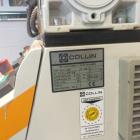 Used Dr. Colling lab size blown film line consisting of: (1) Dr. Collin lab size twin screw extruder, type Teach line E20T, 20:1 L/D. 0-160 RPM Screw speed. Electrically heated, air cooled. Driven by...