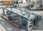 Used Killion 15’’ Wide Blown Film Tower consisting of: (1) Single turret winder, driven by a 1/4 HP, 90 Volt, 1725 RPM motor with a speed controller, (1) set of 15’’ long slats, (1) nip station with ...