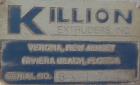 Used Killion 15’’ Wide Blown Film Tower consisting of: (1) Single turret winder, driven by a 1/4 HP, 90 Volt, 1725 RPM motor with a speed controller, (1) set of 15’’ long slats, (1) nip station with ...