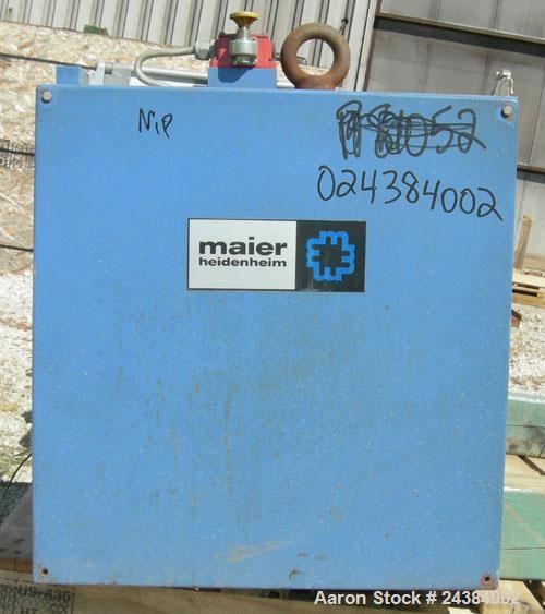Used Maier 47" Wide Nip Roll station, Model AP1200