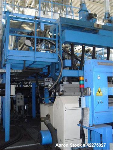 Used Tenco Coating Engineering 3 Layers Cast Extrusion Line.