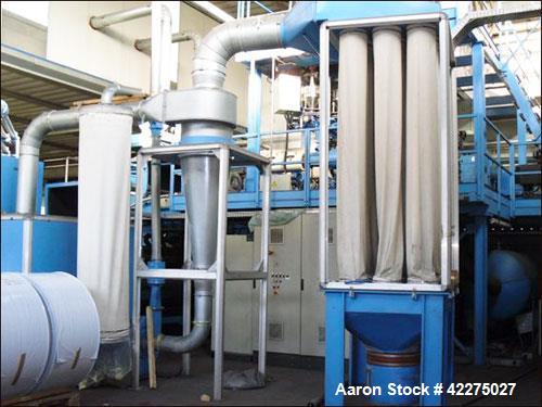 Used Tenco Coating Engineering 3 Layers Cast Extrusion Line.